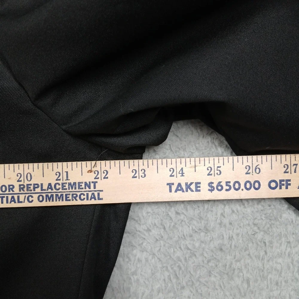 Jones New York Blazer Mens 41R Black 100% Wool 3 Button Sport Coat JNY‎ Lined